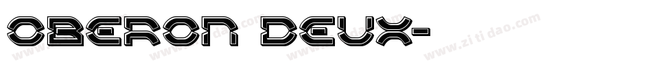 Oberon Deux字体转换